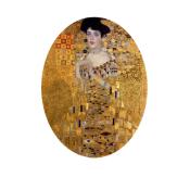 Broche ovale de style vintage KLIMT femme mosaïque