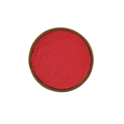 Bague ronde 40 mm cuir rouge