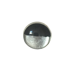 Bague ronde 18 mm ,  couleur  noir et argent