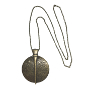 Collier sautoir antique bronze guerrier